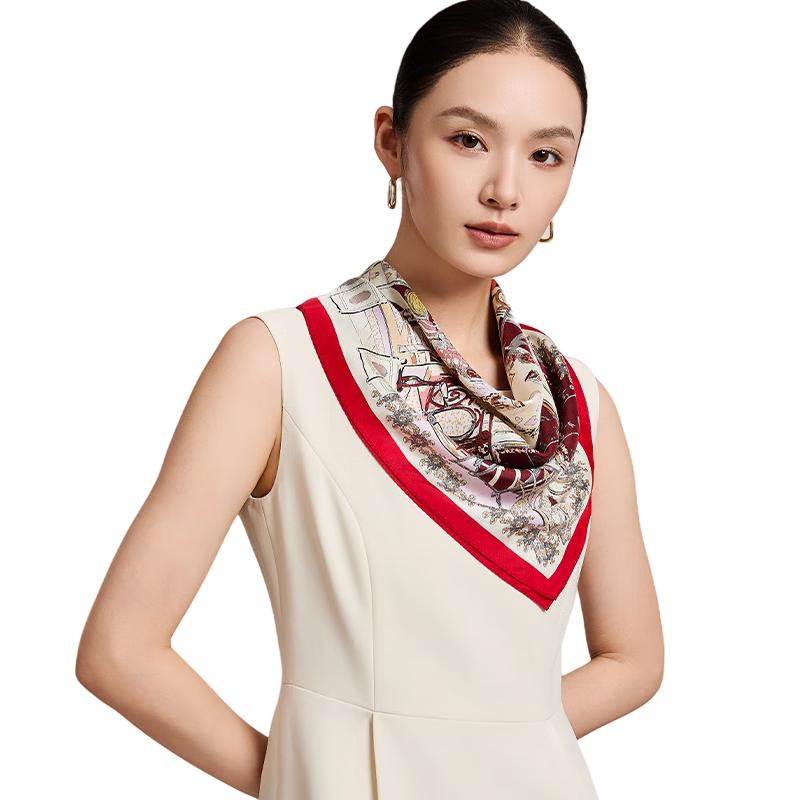 Shanghai Story 100% Mulberry Silk Scarf Gift Box