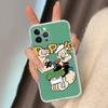 Classic P-Popeye Comics Animation Phone Case For iPhone 17 16 15 14 13 11 12 Pro Max 16 Plus Transparent