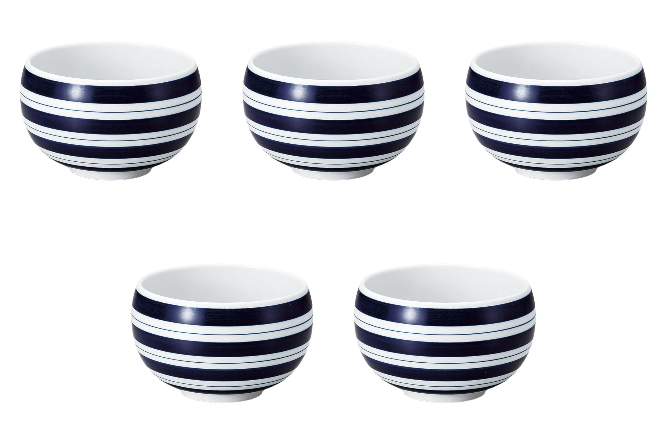 

Set of 5 Line Rice Bowls x Rice Arita Setomonohonpo (Blue) [16 10cm] Multi-Purpose Bowls, Ware, синий