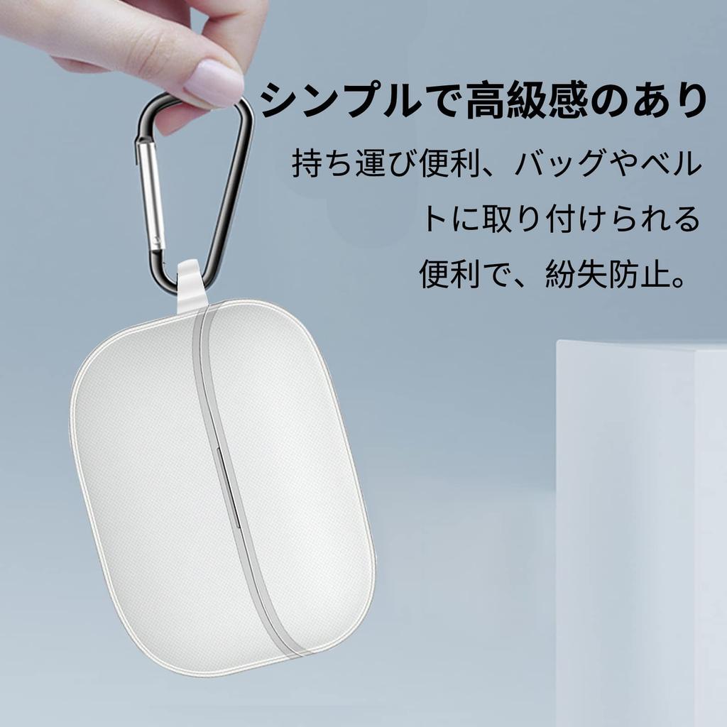 Husă YAODLE LinkBuds S, transparentă, husă Sony linkbuds s, material TPU, poate fi purtată și încărcată, rezistentă la șocuri, impermeabilă, rezistentă la praf, carabină inclusă