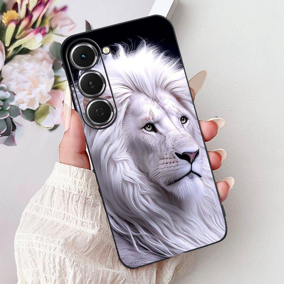 For Tecno Spark 40 Pro / 40 Pro+ Cool Dragon Tiger Painted Phone Case For Tecno Spark 40Pro Plus KM6 KM7 Soft Silicone TPU Cases