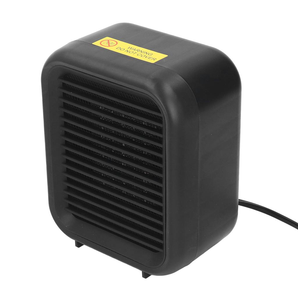 Portable Fan Heater 2 Level Adjustable 800W Quick Heating Mini Space Heater for Office Desktop US Plug AC 120V
