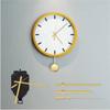 Wall Mounted Retro Silent Quartz Pendulum Clock Movement Components Decor For