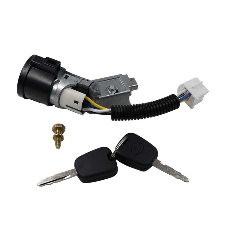 Geeignet für Peugeot 107 Citroen C1 Toyota Aygo N0501412 N0502200 Zündschlosszylinder mit 2 Schlüsseln