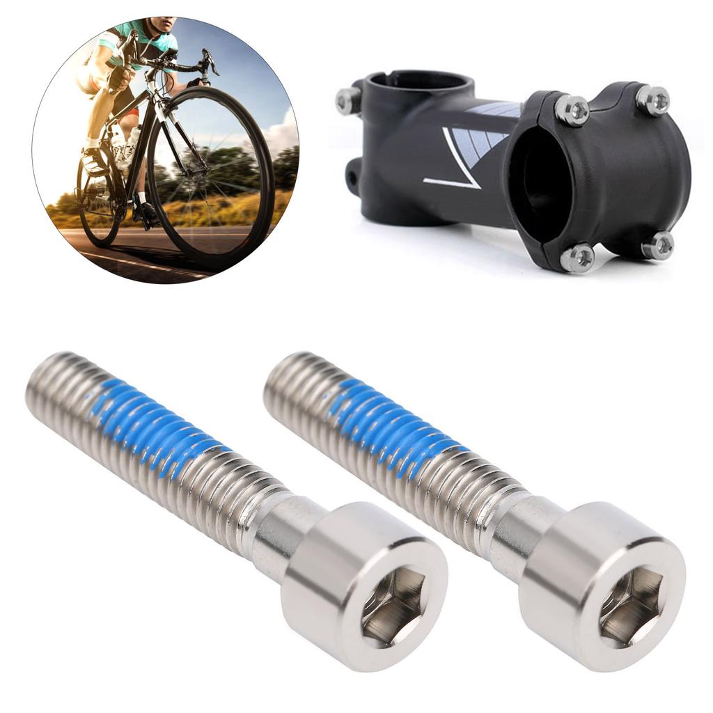 2 τεμ. Μ6x30mm Βίδες Λαιμού Τιμονιού Ποδηλάτου Βουνού Δρόμου Βίδες Καπακιού Ακουστικών ΠοδηλάτουΑσημί