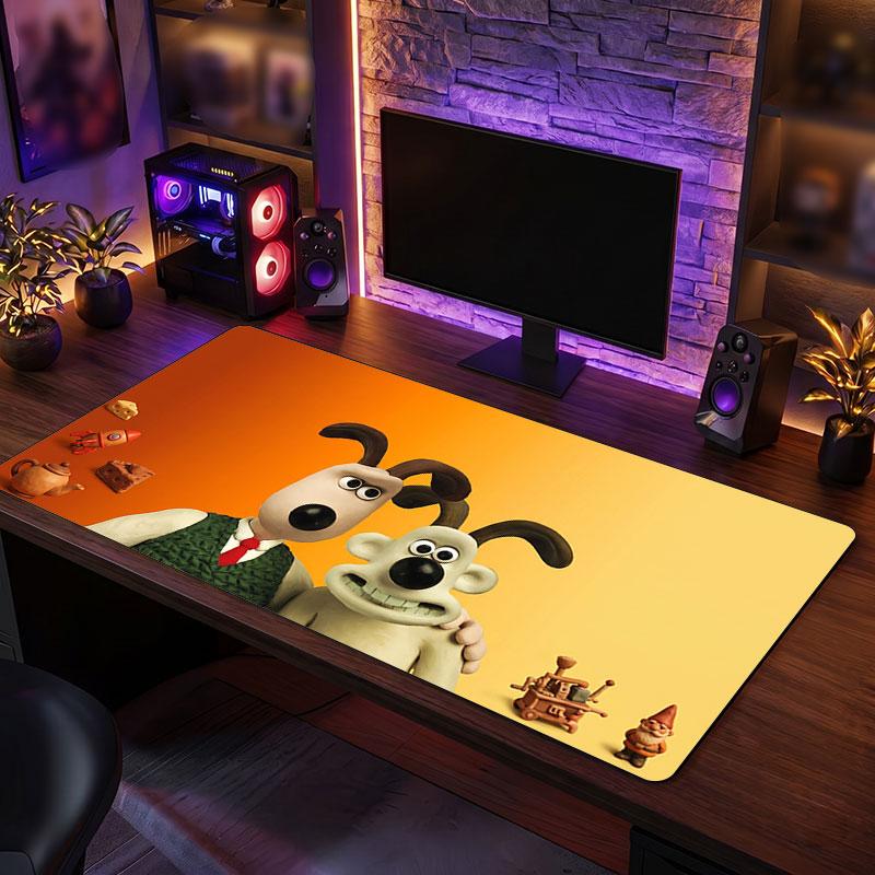 Covoraș Mare pentru Mouse Wallace & Gromit Extins Moale Covoraș pentru Birou Gaming Birou Masă Calculator Decor Covoraș