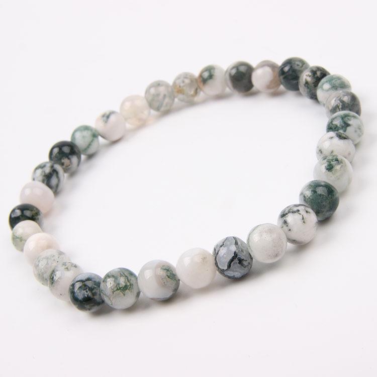 Red Agate Crystal Bracelet: Simple Round Beads, Couple Style Hand Jewelry