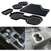 Cup Holder Erts Coaster For Nissan Sentra Accessories 2025 2024     Center Console Liners Silicone Cup Mat Pad Interior Decoration(4Pcs Sets,Red