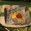 Nostalgic Vintage Exotic Cushion Cover Soft Reversible  Durable Pillow Cover  MultiScene Use for Home  Car Daily Comfort