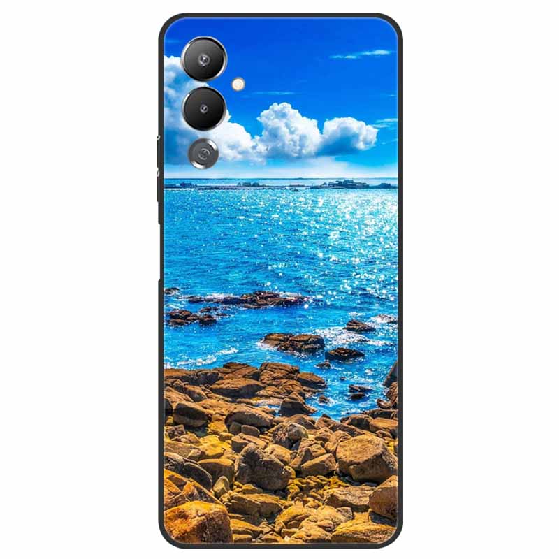 For Tecno Pova 4 Case LG7n Lovely Fashion TPU Silicone Cover for Tecno Pova 4 Phone Cases Pova4 Shockproof Soft Shell Funda Cute
