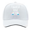 Funny I Made a Hole in One Golf  Vintage Adjustable Dad Hat Suitable for Golf Course Outfits  Ca Sandwich Baseball Cap