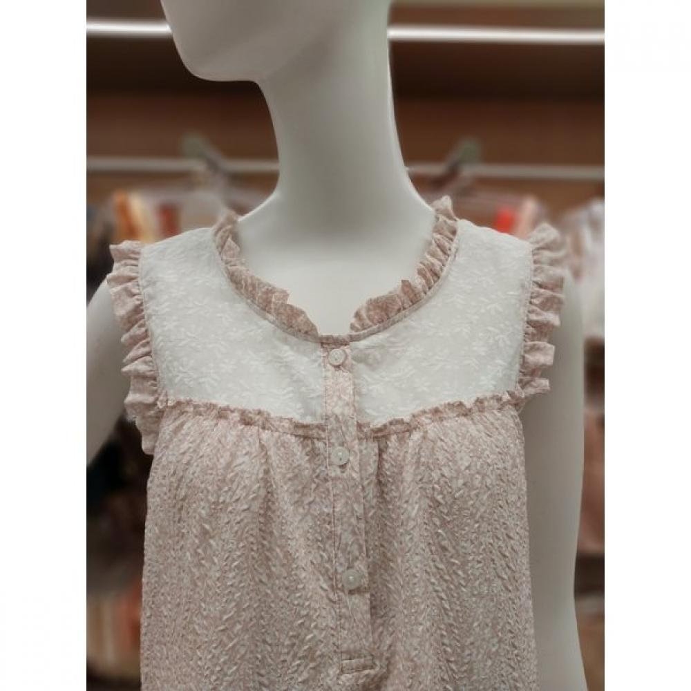 Barbara Women S Pleated Floral Loungewear dreSS  Gw4577l 