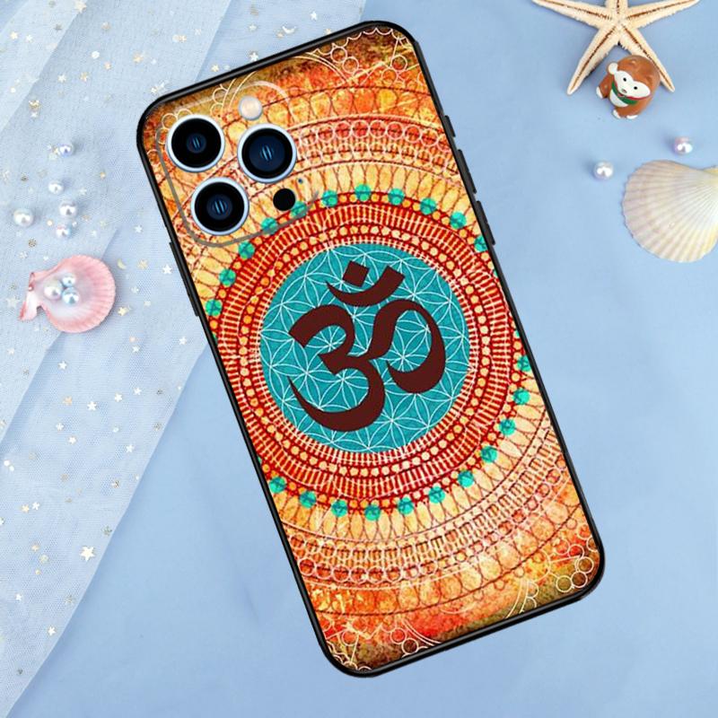 Aum Om Symbol Phone Case For iPhone 13 11 12 14 15 16 Pro Max 7 8 Plus XR XS Max X Silicone Cover