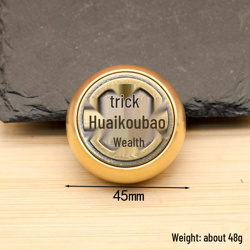 Mosazná vícestranná rotující dekompresní ozdoba pro přilákání bohatství a pokladů