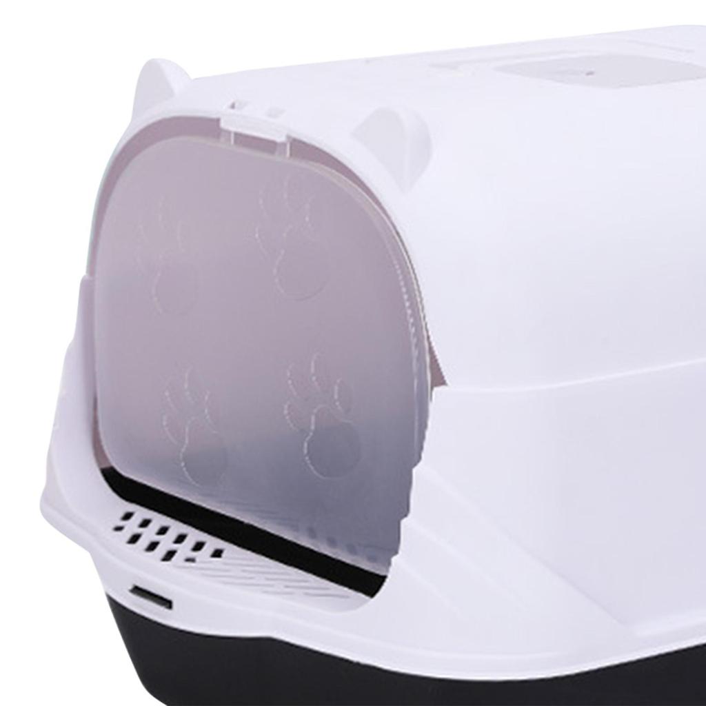 Fully Enclosed Cat Toilet Cat with Hood for All Types of Cat Litter