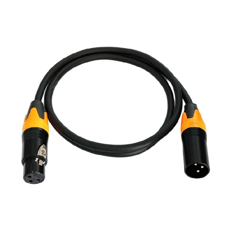 Recording XLR Signal Cable 3 Pin Male To Female, Flexible Line for Desk Side Source, Voice Use, and Stream Work