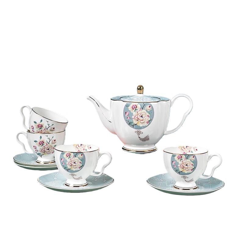 Tang Hui High-End Ceramic Coffee Cup & Saucer Set