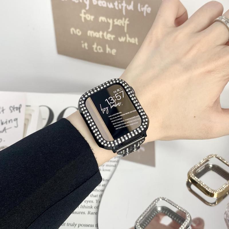 

Подвійний чохол Diamond Half для Apple Watch (iWatch 7658 Gen SE, Apple Watch 9/10) 42mm (10th generation)