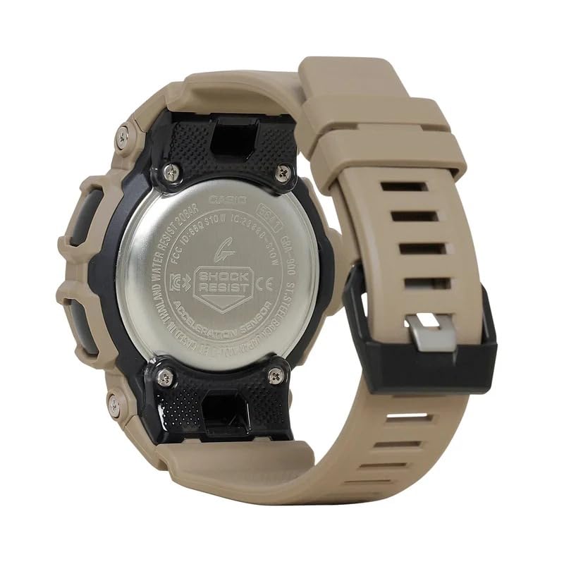 CASIO G-SHOCK G-SQUAD GBA-900UU-5A Men's Watch Bluetooth Fitness Tracker Khaki 200M
