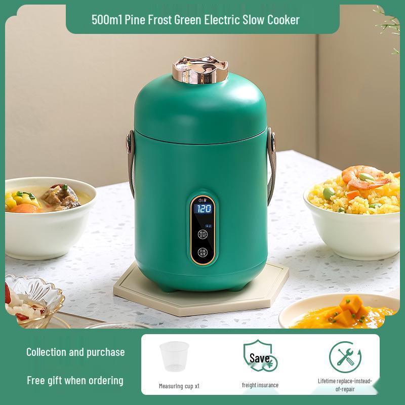 Multifunctional Electric Stew Cup with 110V US, UK, and European Standard Power Cords in Stock