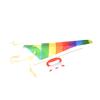 Rainbow Triangle Nylon Outdoor Sports Flying Kite Kite Line String Board Toy
