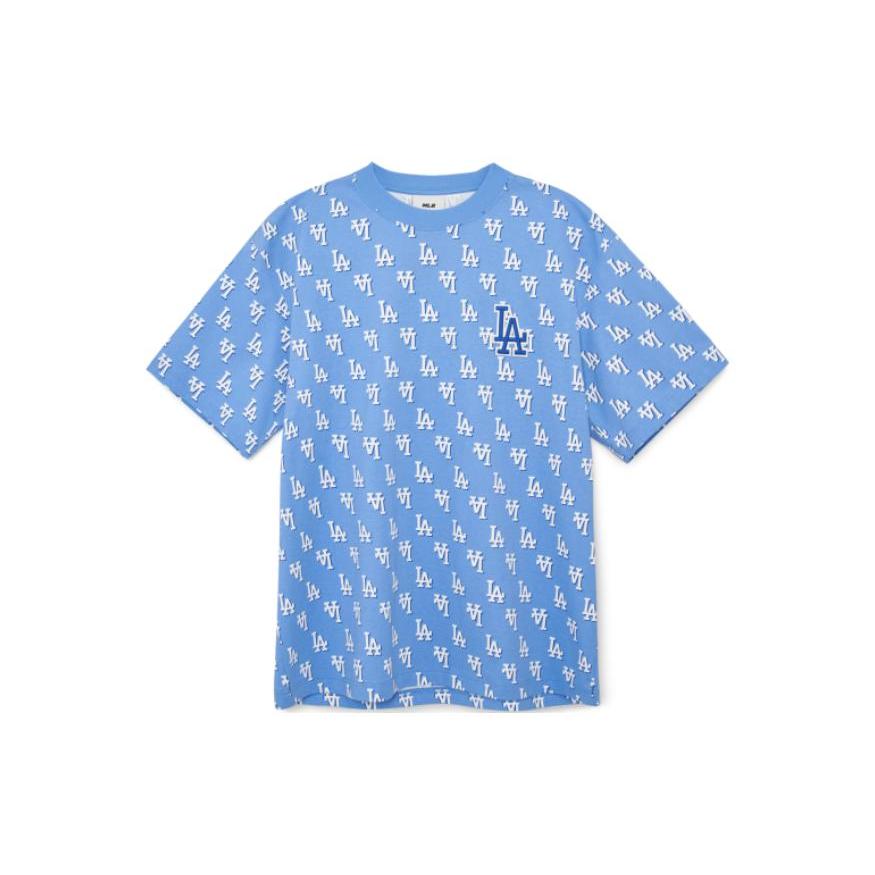 MLB T Shirts Unisex Blue Crew Neck Moderate Straight Fit 3ATSM1133-07CBL L