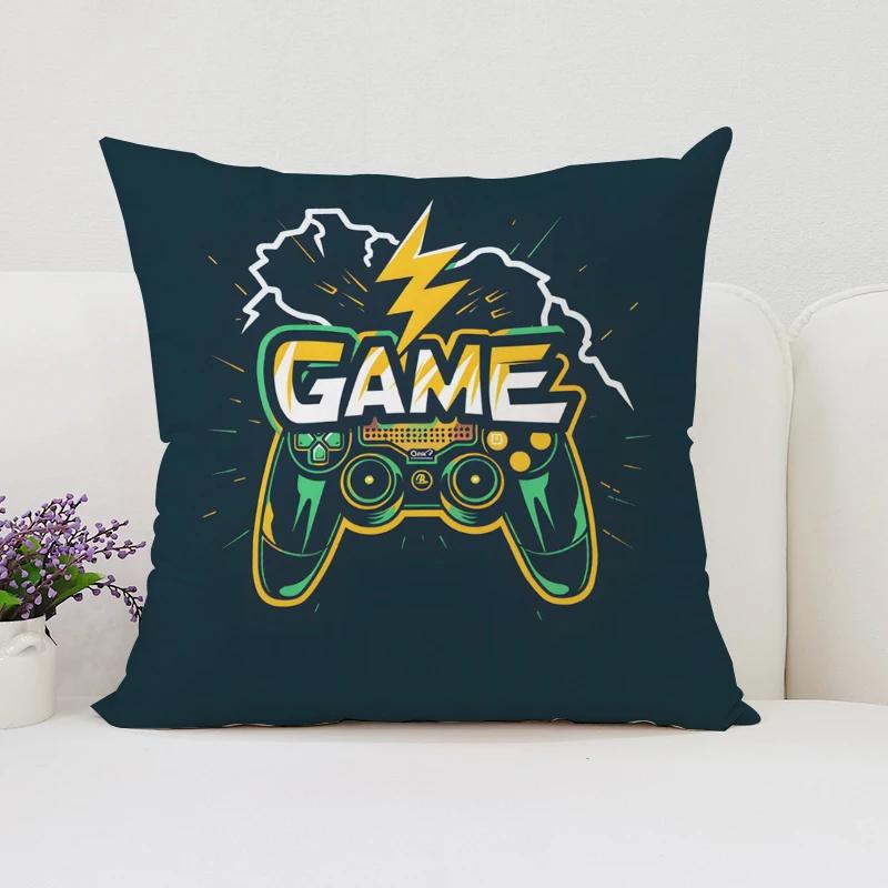 Home Decor TV Game Fan Style Square Pillowcase Cushion Cover Anime New Design Gamer Grip Printed 45x45 Gift for Kids