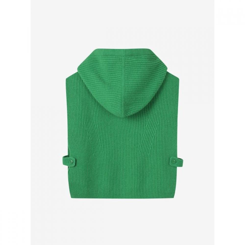 Hood Layered Knit Vest C254ksb031