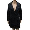 Women Winter Coat Double-breasted Turn-down Collar Long Sleeves Outerwear Thick Warm Pockets Solid Color Office Casual Party Overcoat