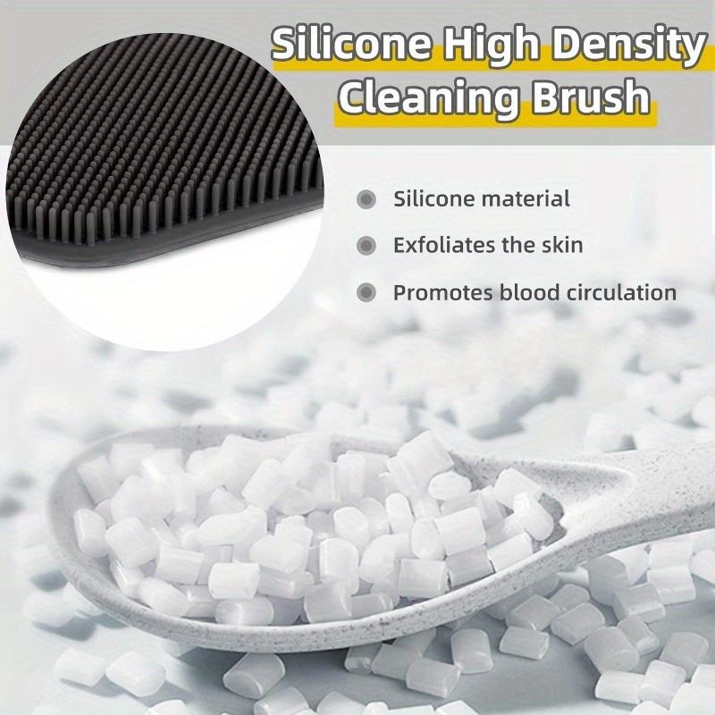 1 Stück Wiederverwendbarer Silikon-Körperpeeling mit Aufhängehaken, Schaumform, leicht zu reinigen, geeignet zum Baden, Haarewaschen und Baden von Haustieren