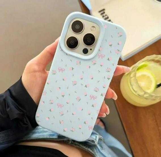 Full Screen Flower Case for iPhone 17 Pro Max/16/15 Pro/14 Plus/13/11