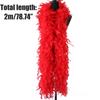 Artificial Feather Boa Environmental Friendly Boa for Crafts Party Supplies Girls Dress Up Costume Props