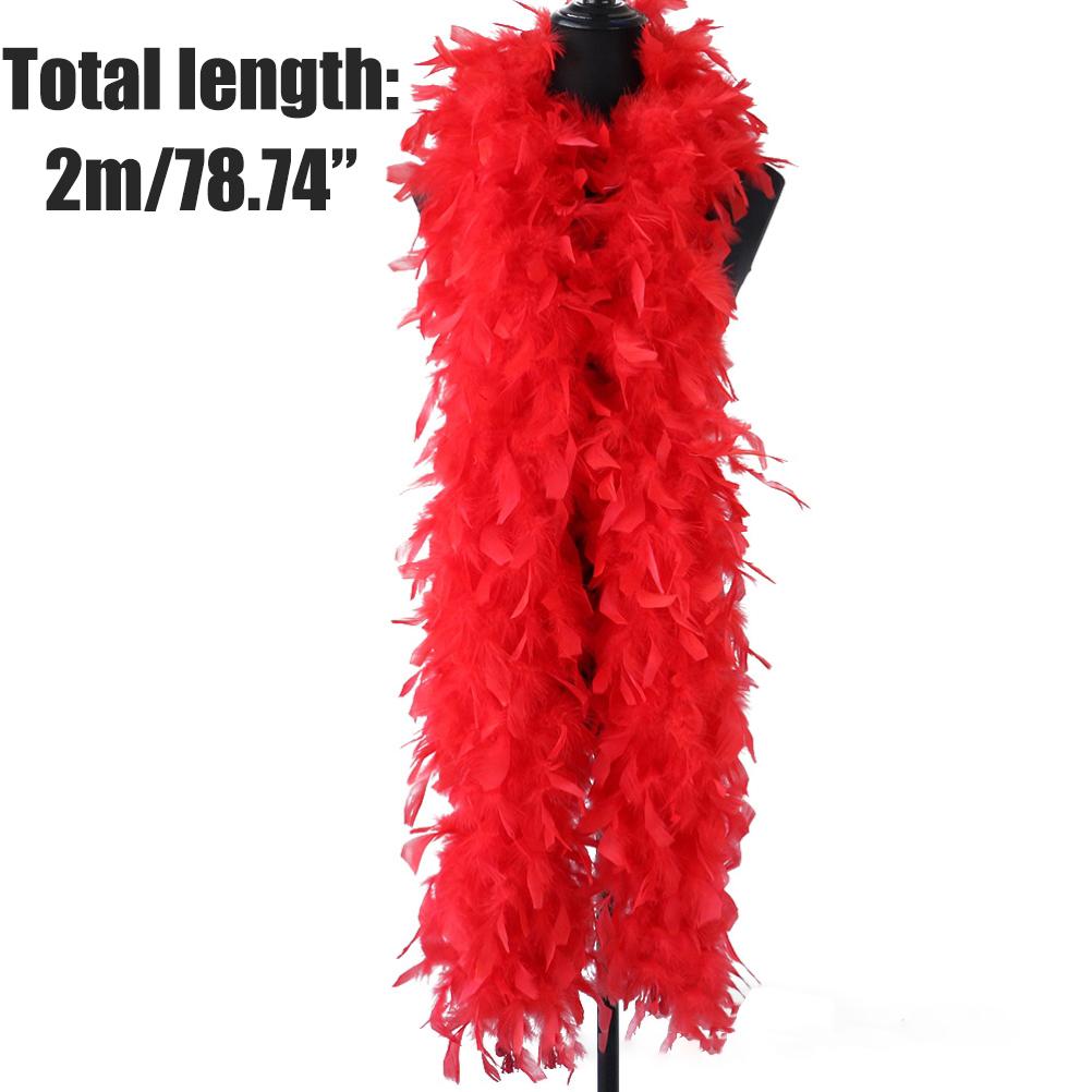 Artificial Feather Boa Environmental Friendly Boa for Crafts Party Supplies Girls Dress Up Costume Props