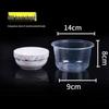 Food-Grade Disposable Plastic Round Bowls with Lids