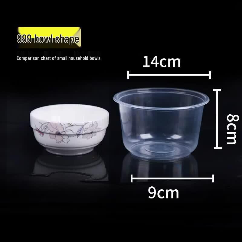 Qiwei Disposable Plastic Bowls with Lids