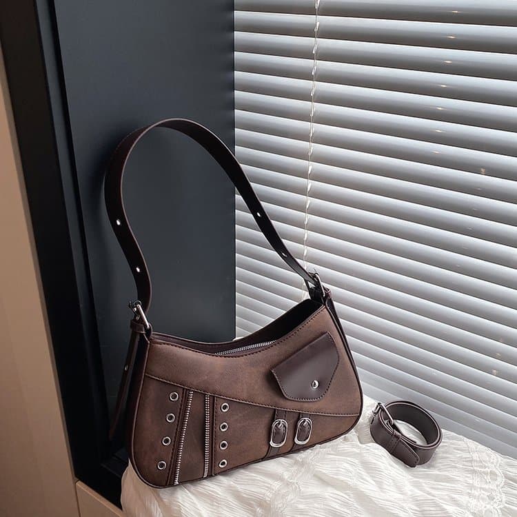 Retro locomotive style personalized shoulder messenger bag