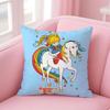 Cute R-Rainbow B-Brite Cushion Cover Comfortable Reversible Pillow Cover Ideal For Car Sofa Bedroom & Beyond