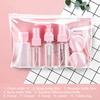 11Pcs/Set Refillable Bottle with Funnel Dropper Spoon Label Bag Transparent Visible Lotion Shampoo Mouthwash Cosmetic Bottle Traveling Supplies
