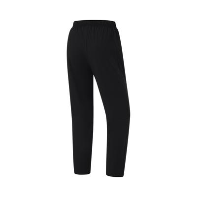 Li Ning Fitness Series Effen Kleur IJskoud UV-bestendig Gebreide Sportbroek Damesbroek Zwart AYKU480-3