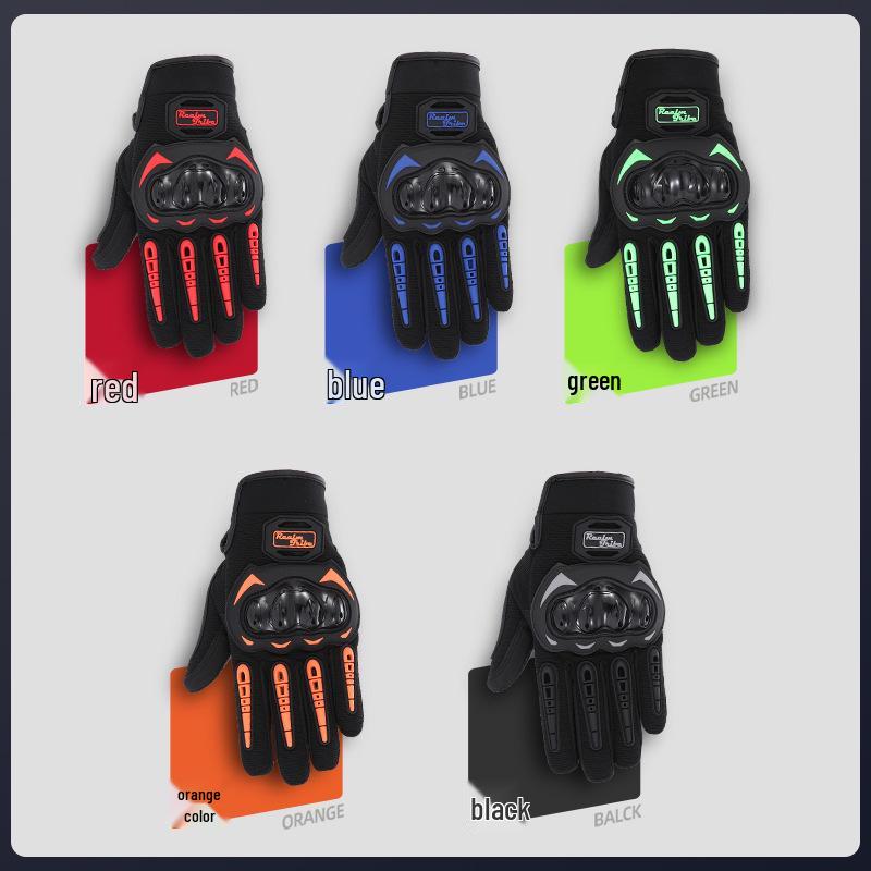 Anti-slip Full-Finger Touchscreen Motorcycle & Racing Gloves for Off-road and Electric Vehicle Riding
