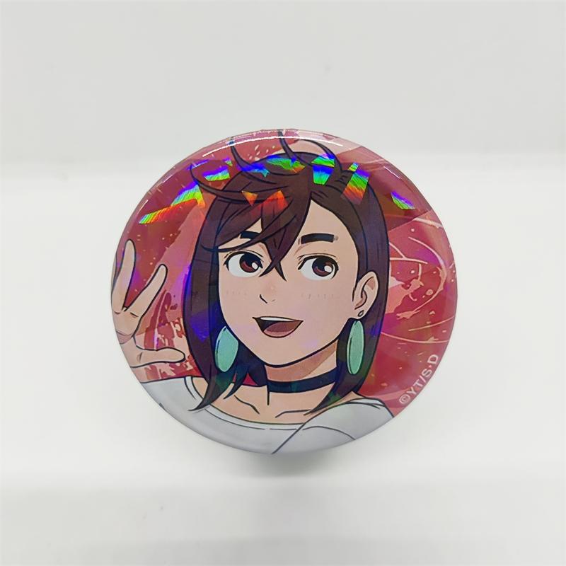 HOT Anime DANDADAN S.h.figuarts Dandadan Ayase Momo Takakura Ken Pin Badge Cartoon Decor Creative Brooch Gifts for Fans