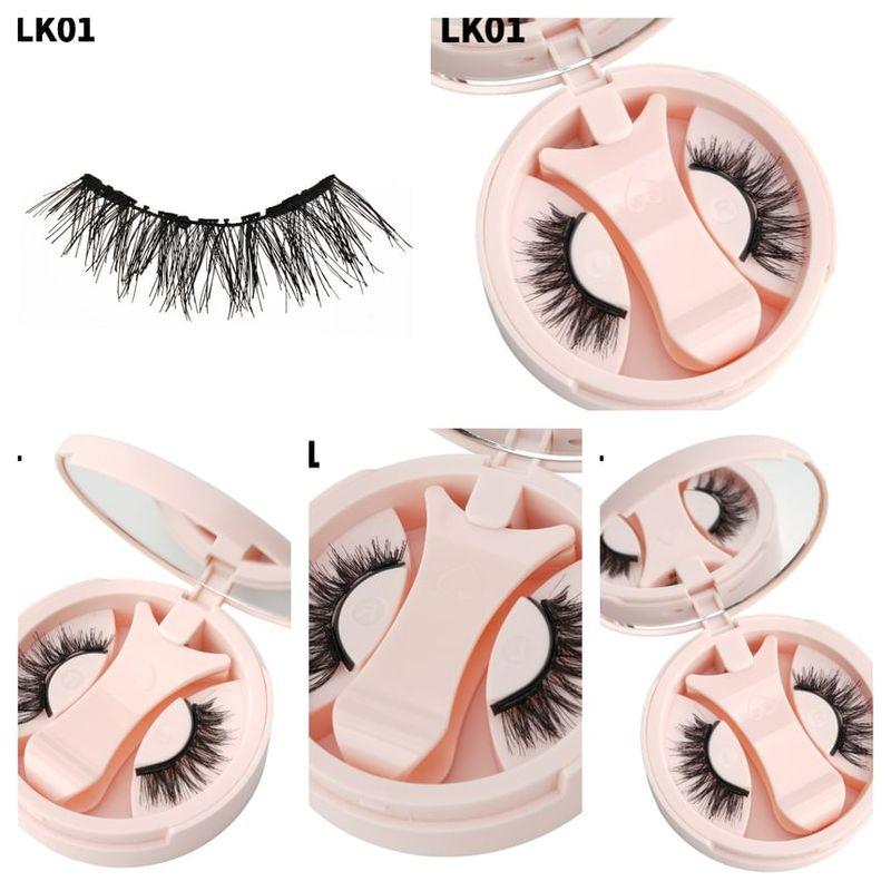 Lashie - Magnetic Dense False Eyelashes with Mirror Case