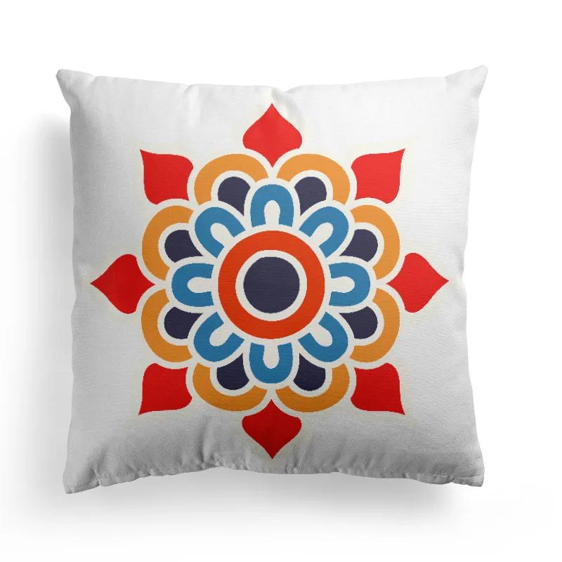 Creative Modern Ethnic Geometry Pillowcase Simple Black/White Sofa Cushion Case Hot Nordic Livingroom Bedroom Decorative Pillows