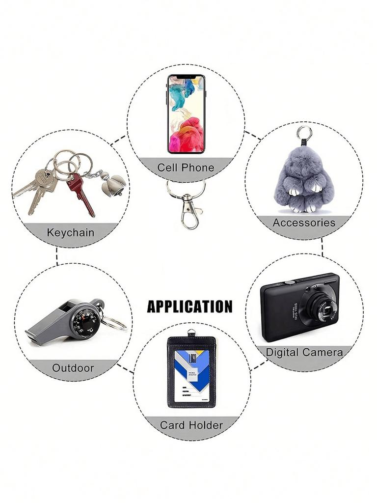 Colorful Cute Heart Neck Teacher Lanyard for Keys Keychain Badge Holder ID Credit Card Pass Key Ring Neck Straps Nurse Gift