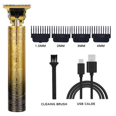 Vintage T9 Elektrische Akku-Haarschneidemaschine Professioneller Haarschneider für Männer Clipper Rasierer Bartfeuerzeug