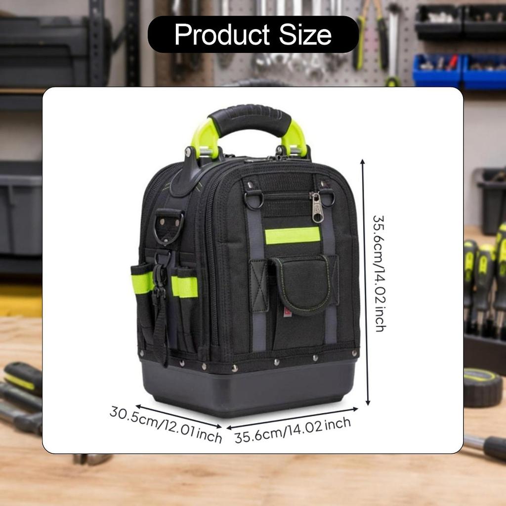 Werkzeugtasche mit verstellbarem Schultergurt, Organizer, Aufbewahrung für Werkzeuge im Auto, bei