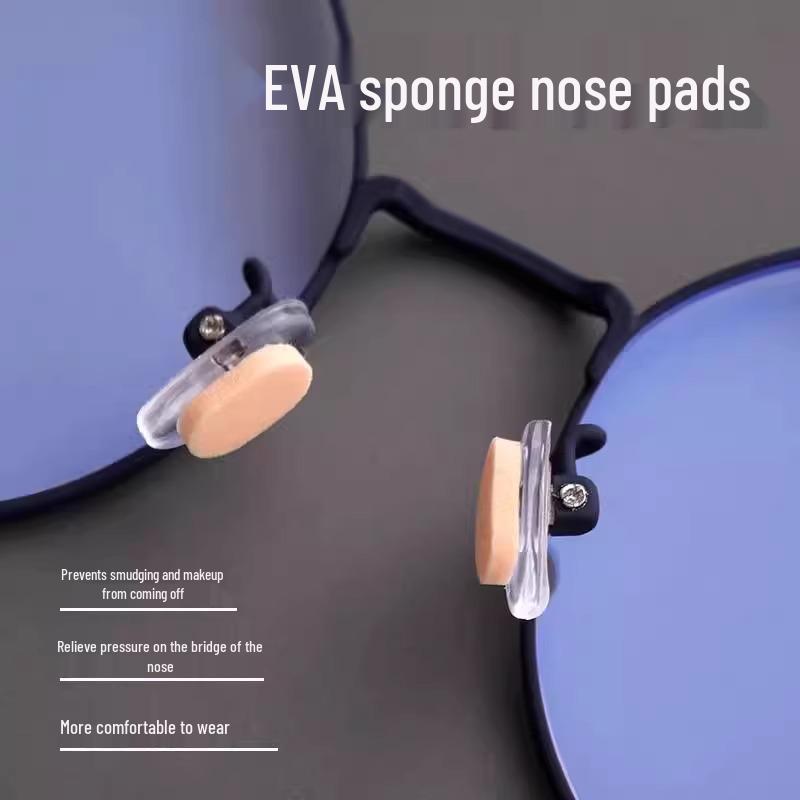 Super Miękkie Samoprzylepne Nakładki na Nos do Okularów - Antypoślizgowe, Gąbkowe Podkładki Dekompresyjne