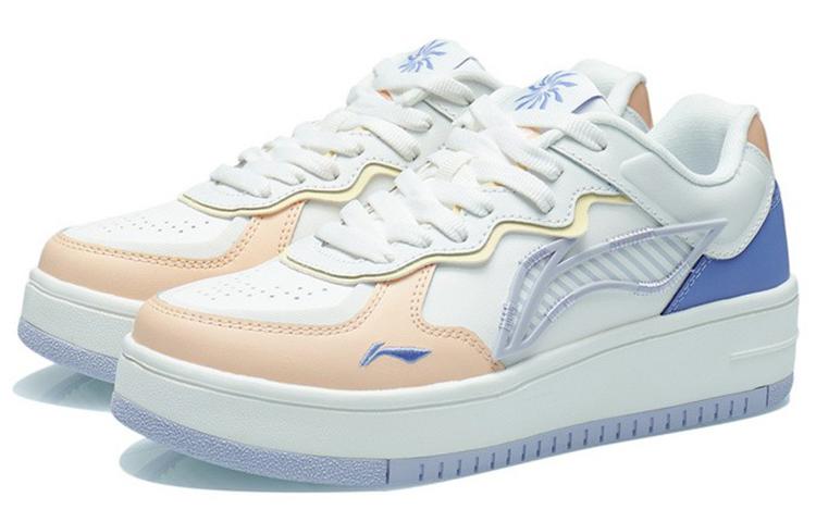 Li Ning Rising Phoenix Comfortable Slip Resistant, Abrasion Resistant, Lightweight Low Top Skateboard Shoes Women's AGCT380-1