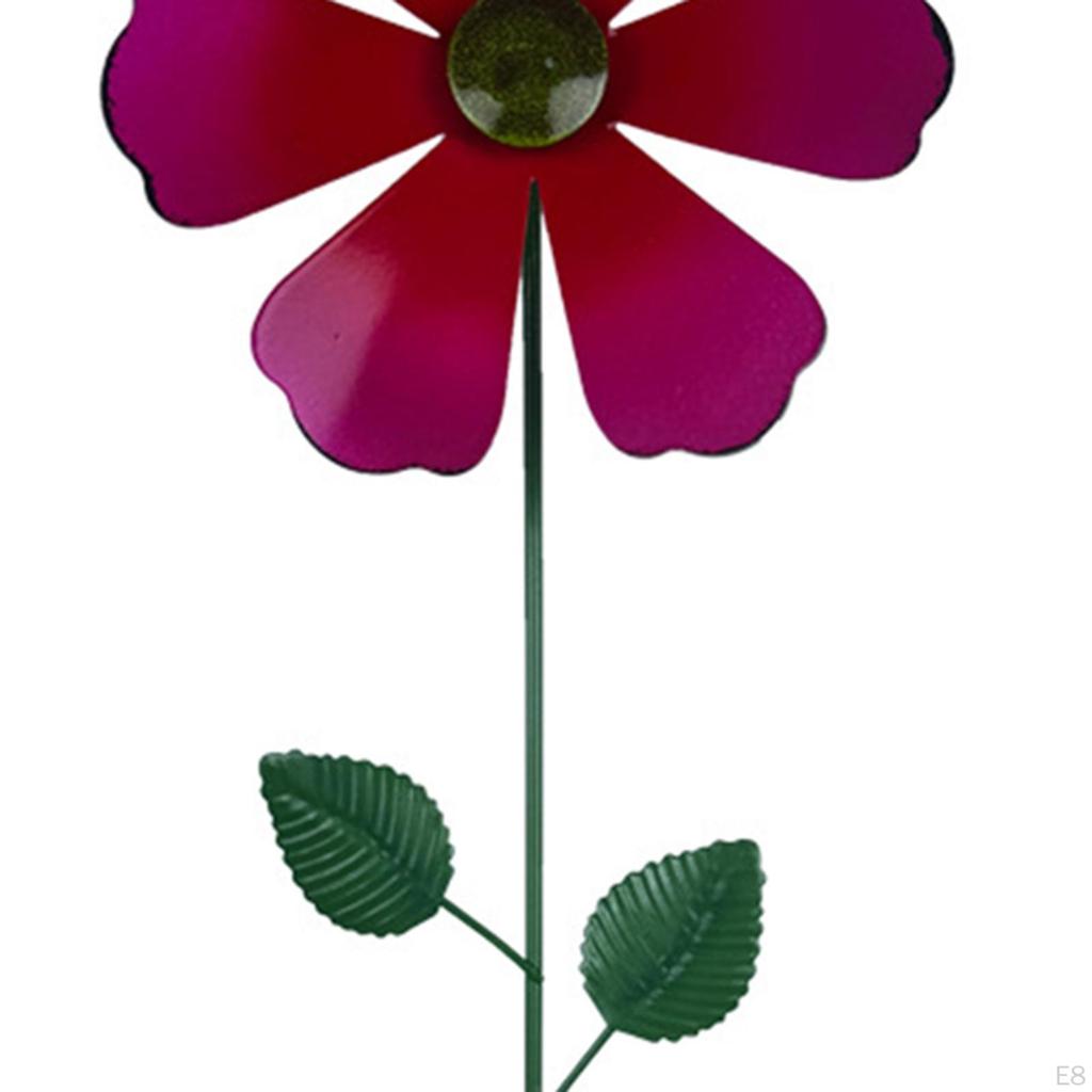 Decorative Garden Stake Pinwheels Art Spring Decoration for Patio Planter