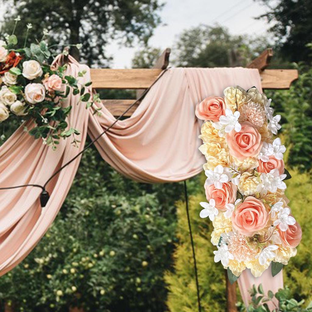Wedding Flower Wall Panels Elegant Floral Decor for Aisle